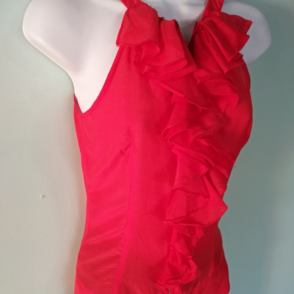 Ruffle Halter Style Top - Picture 4 of 7